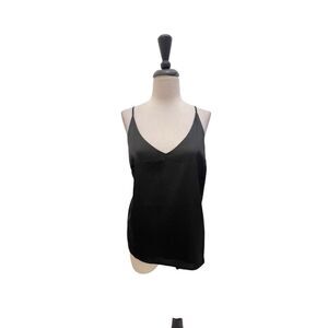 Banana Republic Women's V-Neck Sleeveless Cami Tank Top Black Size Small NWT
